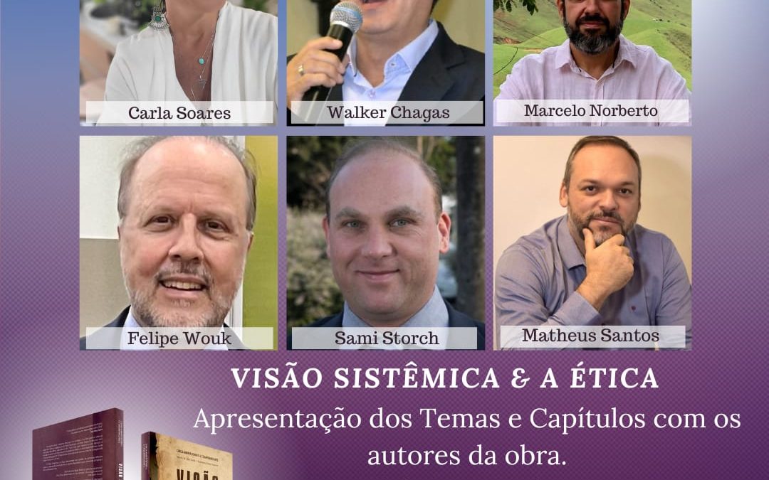 Masterclass gratuita sobre o livro “Visão Sistêmica e a Ética”